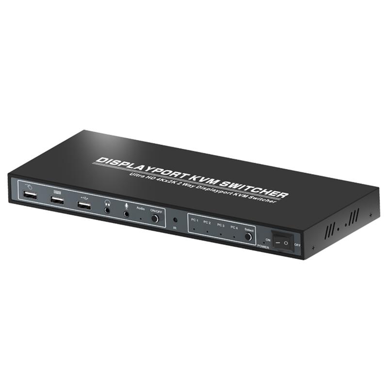 1.2 Displayport KVM 4x1 Switcher รองรับ 3D Ultra HD 4Kx2K @ 60Hz