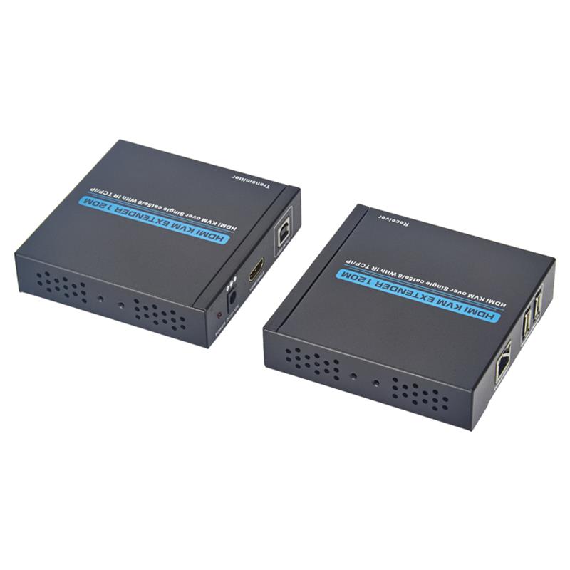 HDMI KVM Extender 100 ม. บน cat5e / 6 เดียวรองรับ Full HD 1080P TCP / IP