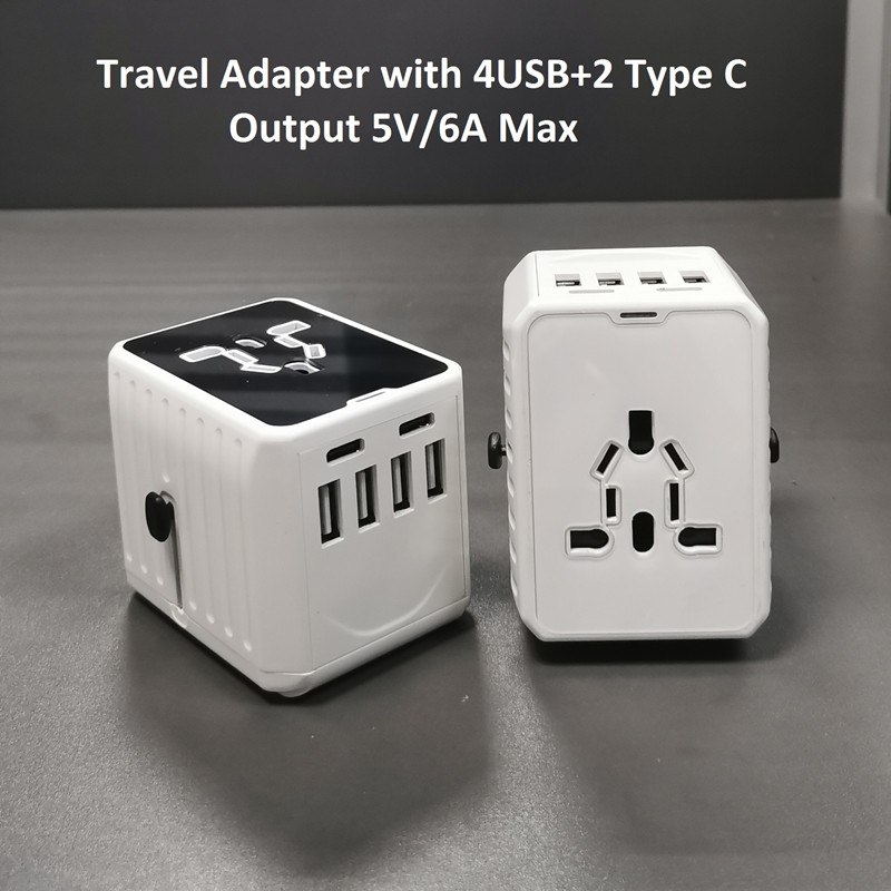 หนึ่งประเภท C ไม่เพียงพอหรือไม่ 2 Type C + 4USB อะแดปเตอร์พกพาอเนกประสงค์มา!