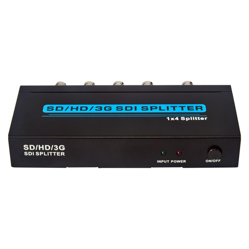 SD / HD / 3G SDI 1x4 SPLITTER รองรับ 1080p