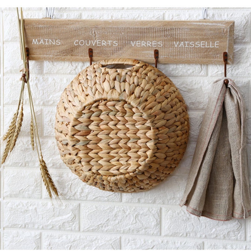 ตะกร้าผักตบชวาสาน