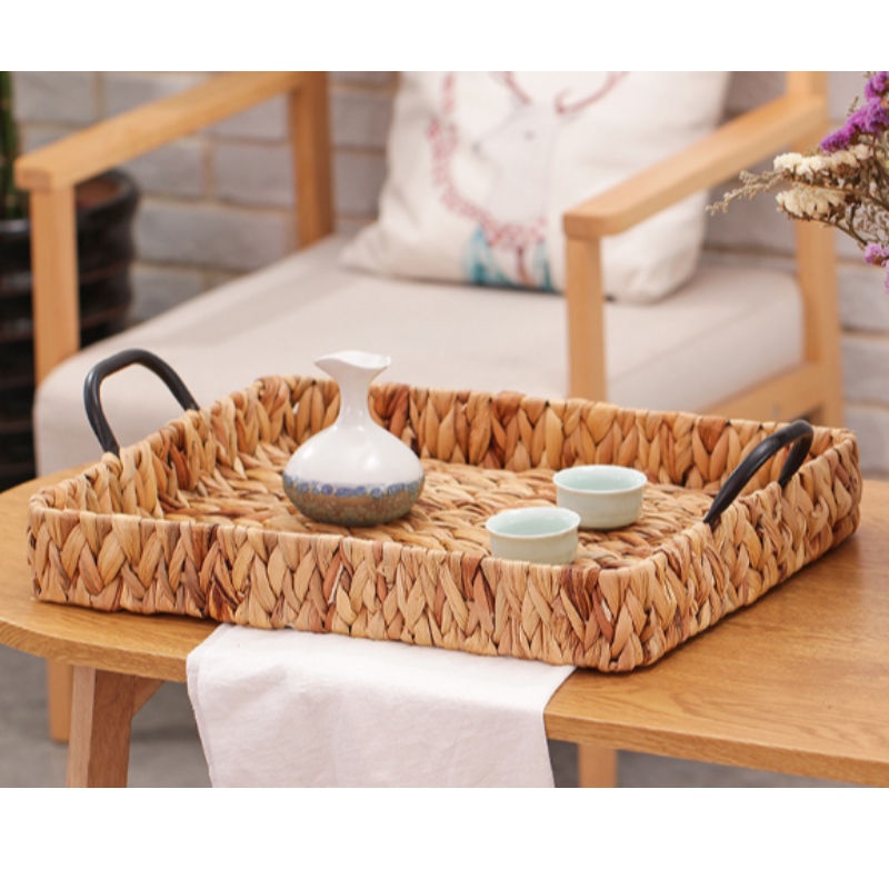 ถาดโชว์ผักตบชวา