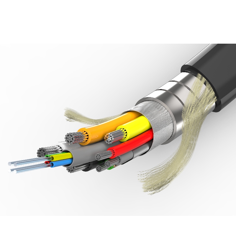 สายเคเบิลใยแก้วนำแสงที่ใช้งาน HDMI เกราะ 60hz 4K เหมาะสำหรับใส่ท่อ
