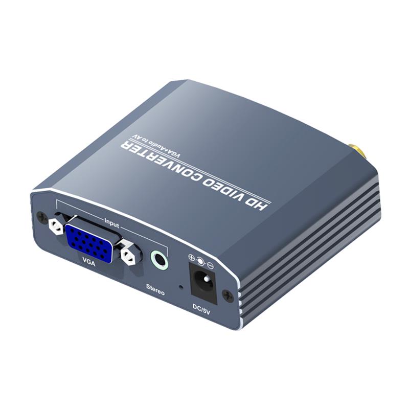 VGA + Stereo Audio เป็น AV Converter รองรับ 1080p