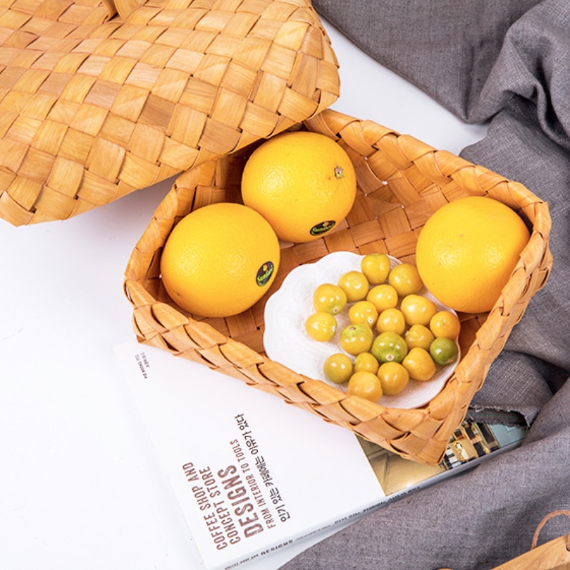 ตะกร้าสานไม้