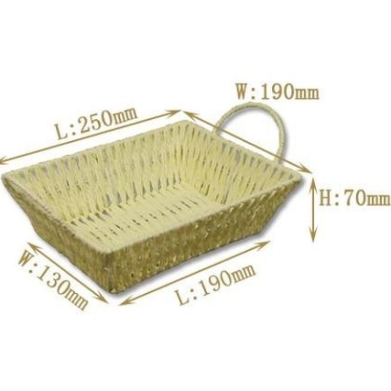 ถาดแสดงสินค้าคงคลังหวายกระดาษตกแต่งบ้าน