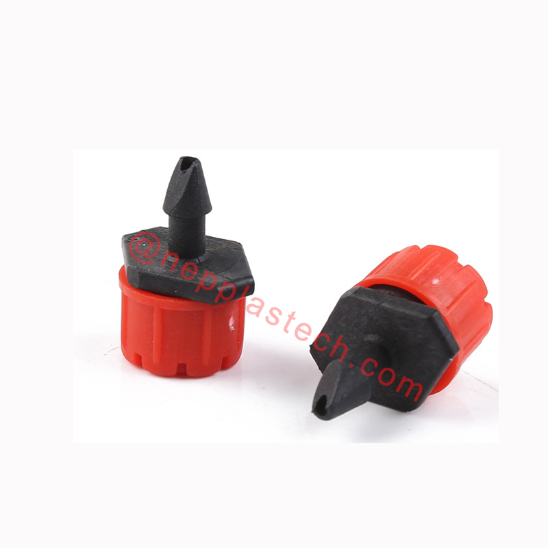 น้ำ drippers ระบบชลประทานน้ำหยดชลประทานปรับหัว dripper