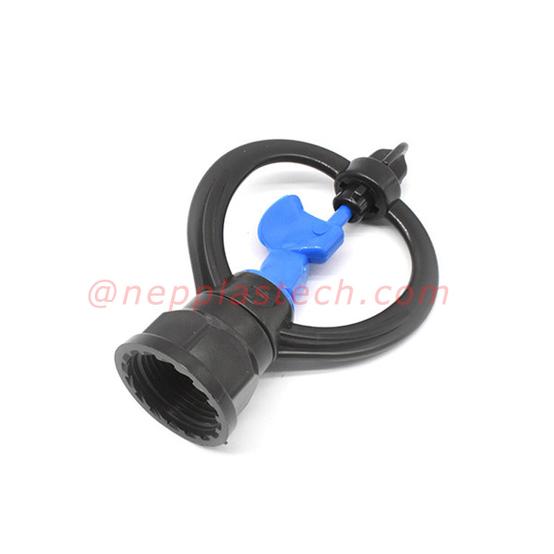 การเกษตรสเปรย์อุปกรณ์ชลประทาน 1\/2 นิ้วหัวฉีดโรตารี่เรือนเพาะชำไม้พุ่มรดน้ำระยะกลางหัวฉีดกังหัน