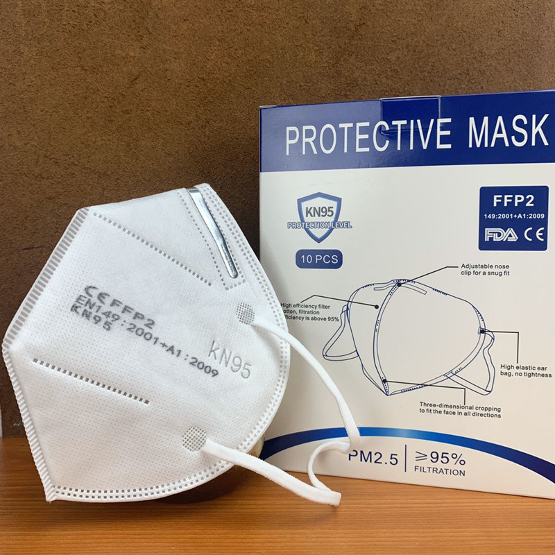 Kn95 Face Mask Antivirus หน้ากากกันฝุ่นที่ใช้แล้วทิ้งแผ่นป้องกันใบหน้าหน้ากากป้องกัน Kn95