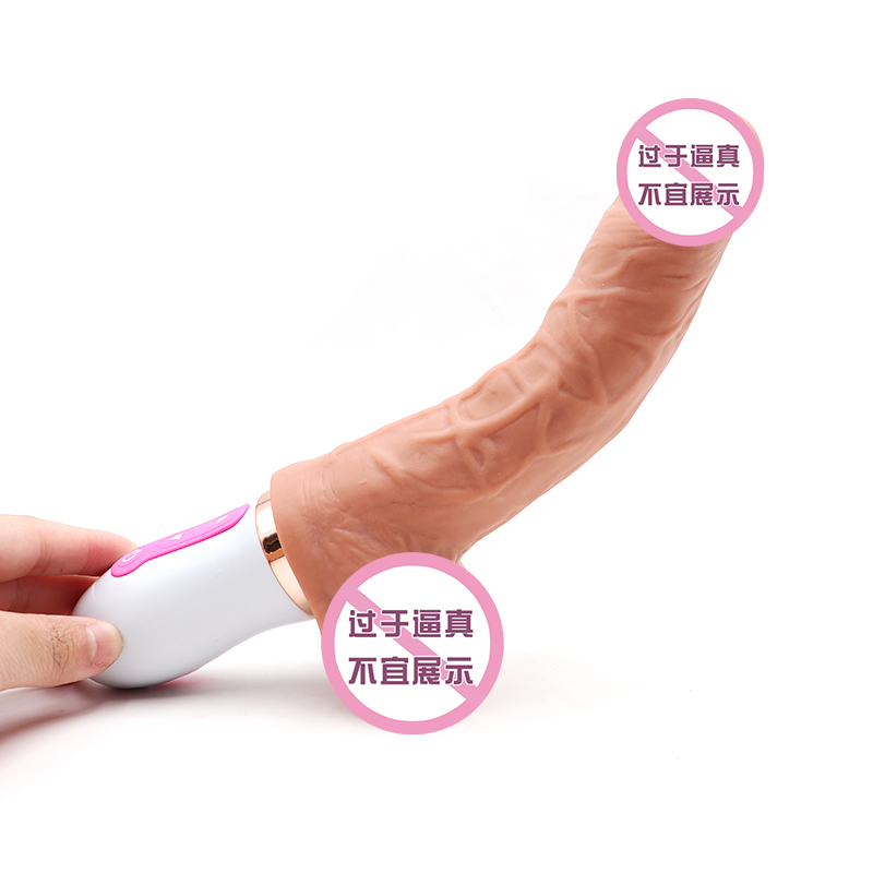 สวิงอวัยวะเพศชายชาร์จแกว่งความร้อน 360 องศาหมุน, 12 ความถี่ความถี่แกว่ง. จำลอง dildo