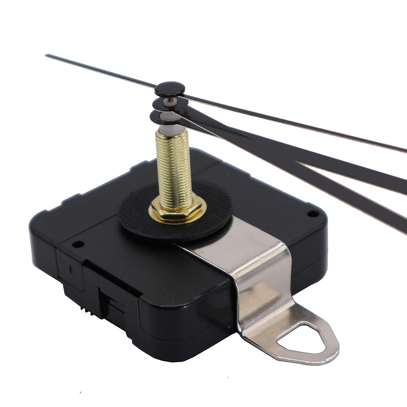 นาฬิกาควอทซ์เคลื่อนไหวและตัวชี้วัดนาฬิกาสีดำ