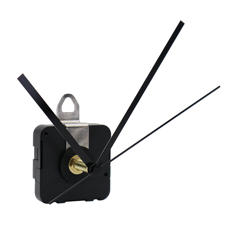 นาฬิกาควอทซ์เคลื่อนไหวและตัวชี้วัดนาฬิกาสีดำ