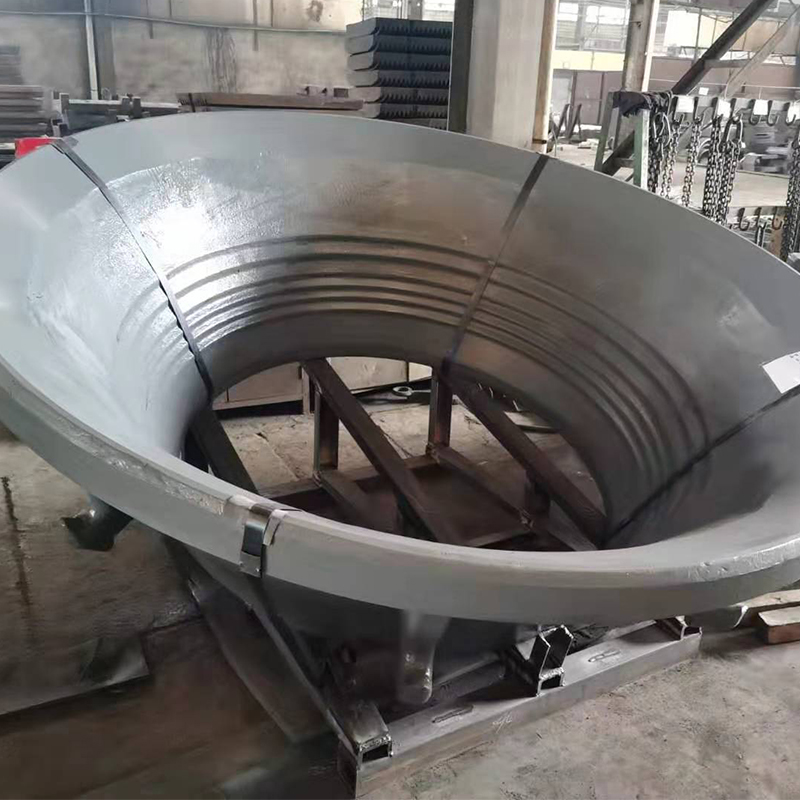 Symons 7ft \/ Uralmash КСД2200Bowl ​​Liner และ Mantle Mn18Cr2 ถึงรัสเซีย