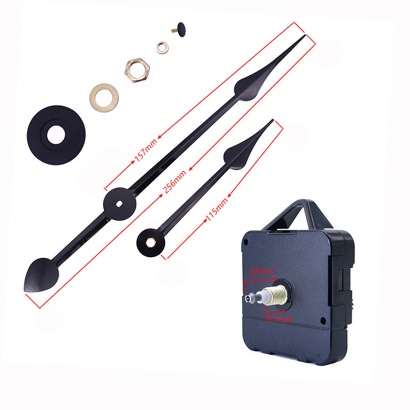 HR1688 15mm เครื่องนาฬิกาควอทซ์และเข็มนาฬิกาอลูมิเนียม