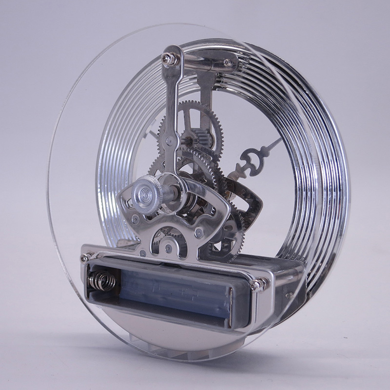 ผู้ผลิต chiinese 86MM เงินโครงกระดูกนาฬิกาแทรก