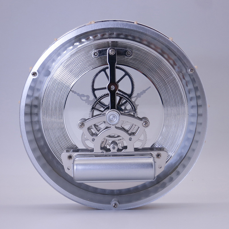 นาฬิกาโครงกระดูกสีเงิน 148 มม