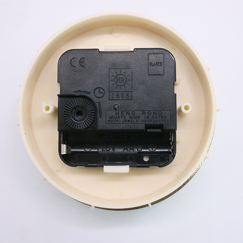 เส้นผ่าศูนย์กลาง 102mm พื้นสีขาวทองนาฬิกาแขวน