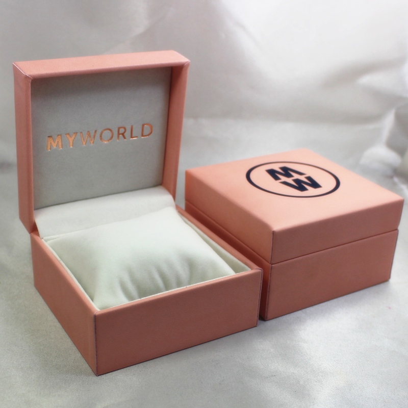 รายการ V-05 กล่องพลาสติกหนังเทียมทรงสี่เหลี่ยมสำหรับนาฬิกา มิลลิเมตร 100 * 100 * 60 น้ำหนักประมาณ 194 กรัม