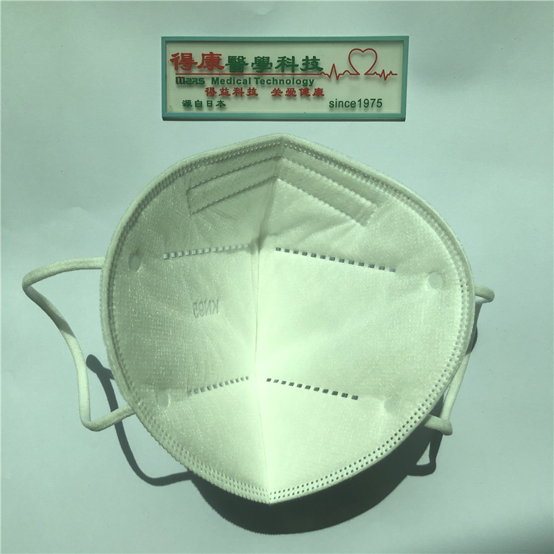 เกรดที่มีวาล์วหายใจป้องกันฝุ่น Earloop ประเภทหน้ากากใบหน้า KN95