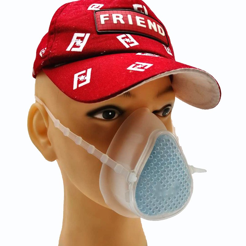 S8 \/ S9 อัตราการกรองที่ไม่ใช่ทิ้งสี่ชั้นของหน้ากากซิลิโคนที่ต้านทานไวรัสของ covid คือ 98.2%