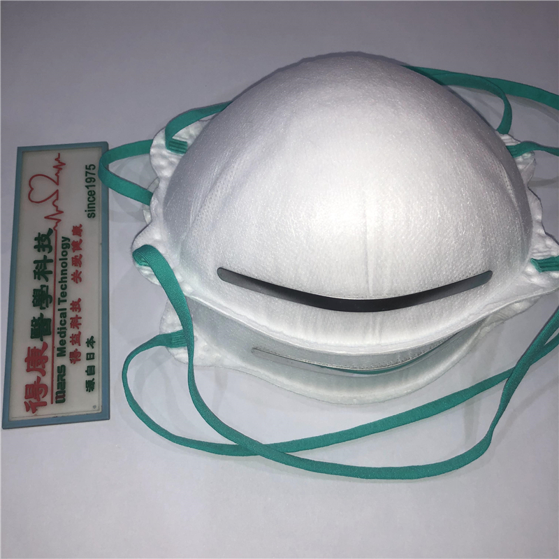 มาสก์ครึ่งหน้าทิ้งหน้ากากนอนวูฟเวนรูป N95 สำหรับการใช้งานด้วยตนเอง