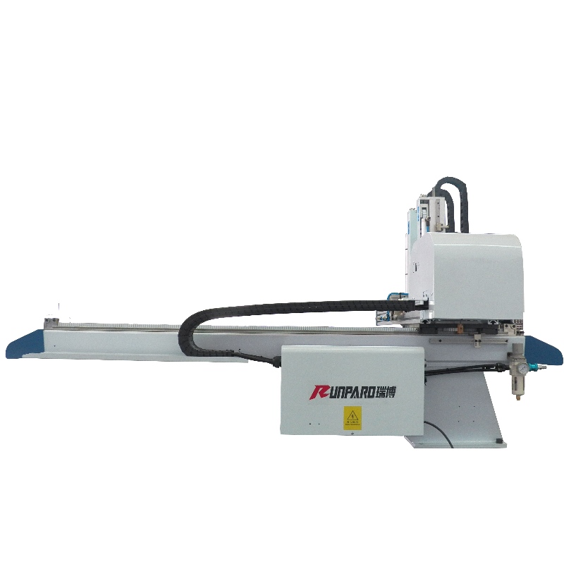 การฉีดแบบข้าม - เดินแบบหุ่นยนต์สองแกนเดี่ยวแขนสองแกน