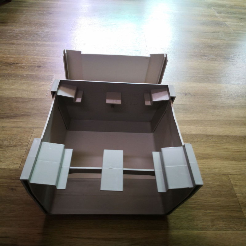 รางพลาสติกพีวีซีอัดขึ้นรูปปลอดสารพิษแบบพกพาสำหรับการเพาะปลูกแบบไร้เมล็ด