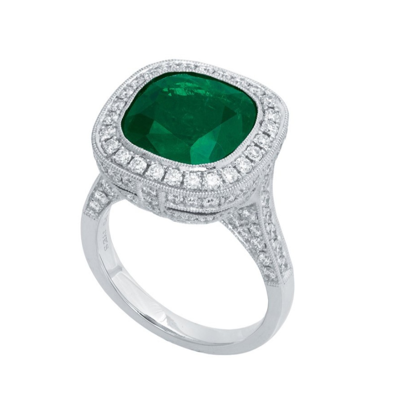 ผู้หญิงสไตล์ยุโรปและอเมริกาบรรยากาศเรียบง่ายรังกรงเล็บตั้งเพทายแหวนเงิน 925 จีนโรงงานแปรรูปเครื่องประดับ Ruifanbao