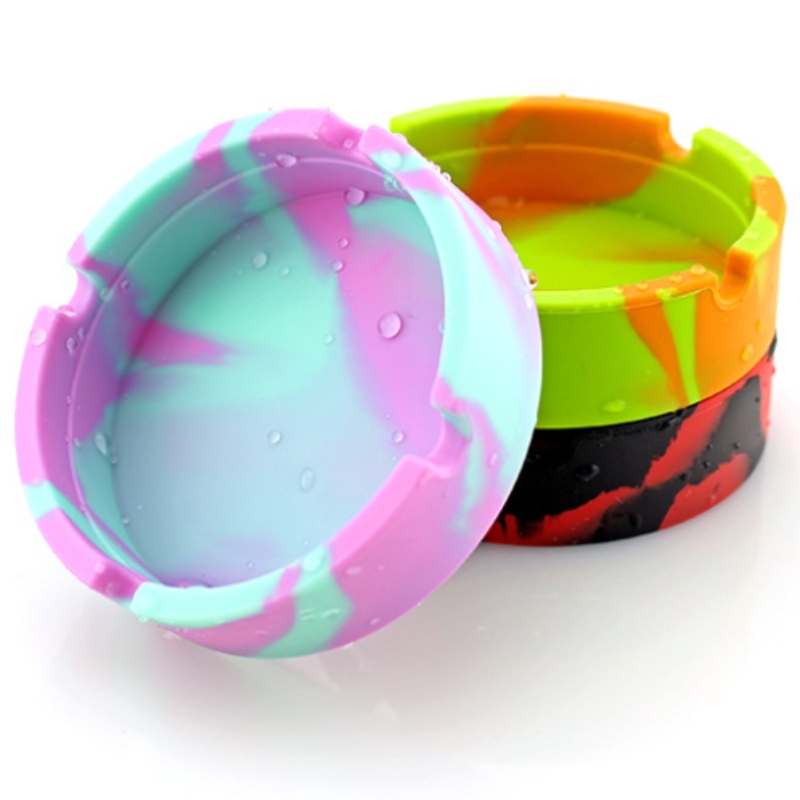 ที่เขี่ยบุหรี่ลายพรางกลม