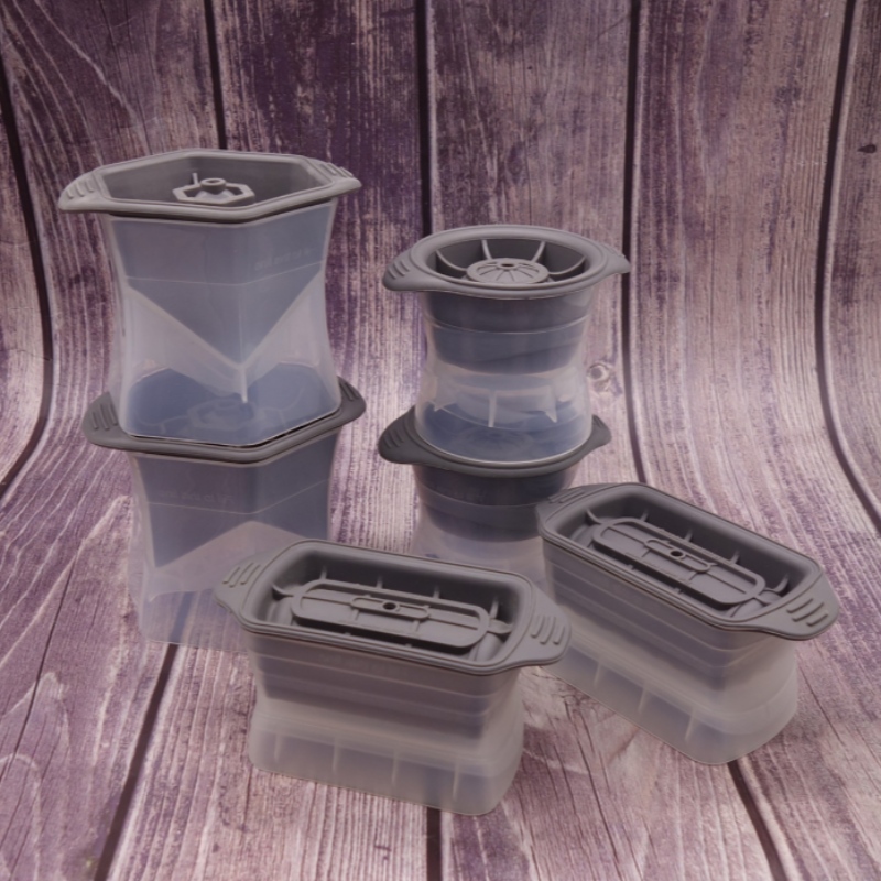 ฮ็อกกี้น้ำแข็งพลาสติกแม่พิมพ์ซิลิโคนพลาสติกฮ็อกกี้น้ำแข็งแช่แข็งอย่างรวดเร็วรอบแม่พิมพ์ฮ็อกกี้น้ำแข็งซิลิก้าเจลแช่แข็ง...