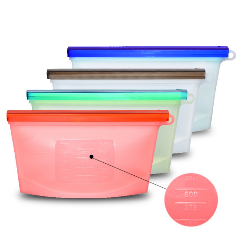 ถุงเก็บซิลิก้าเจล 500 มล. ถุงเก็บซิลิก้าเจลเก็บรักษาถุงแช่แข็งปิดผนึก