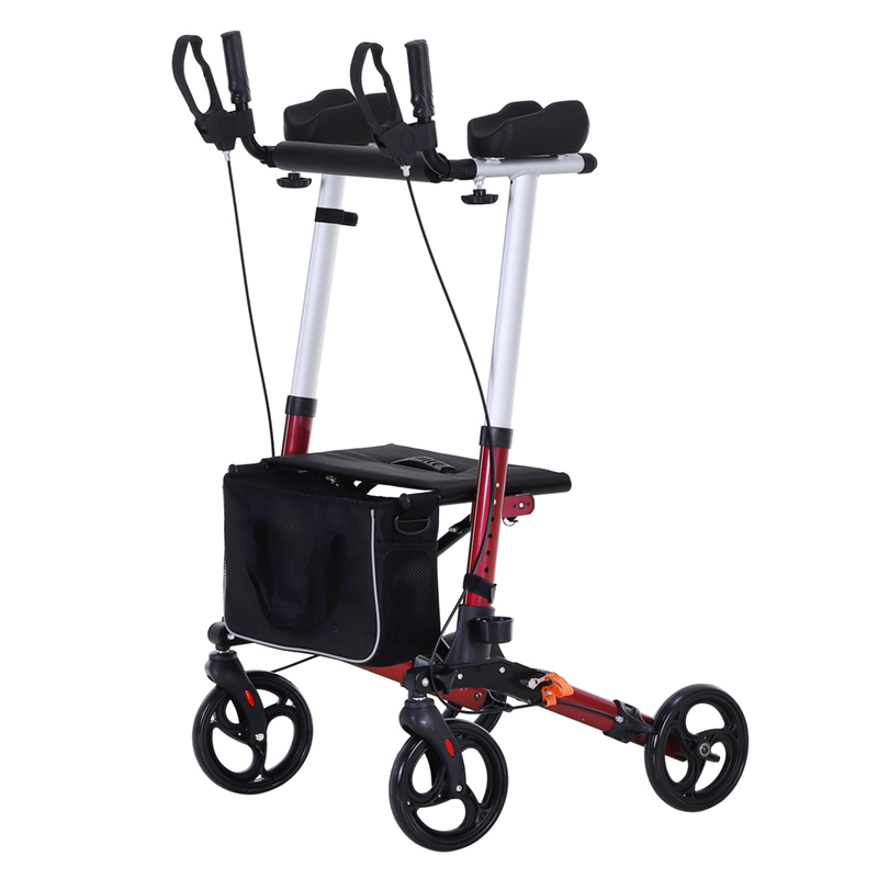 พับตรง Rollator Walker