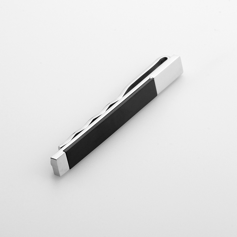 ขายส่งชายสแตนเลสคลิปผูกสองโทน