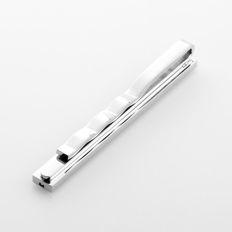 ขายส่งชายสแตนเลสคลิปผูกสองโทน