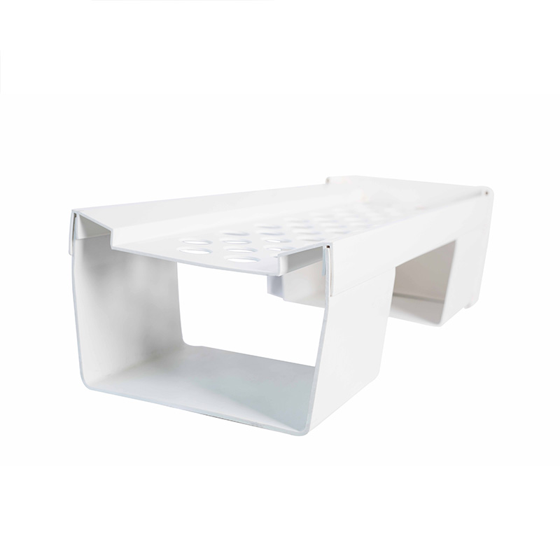 พีวีซีพลาสติกรีดท่อสี่เหลี่ยมพลาสติกพีวีซีม่านน้ำผนังร่อง