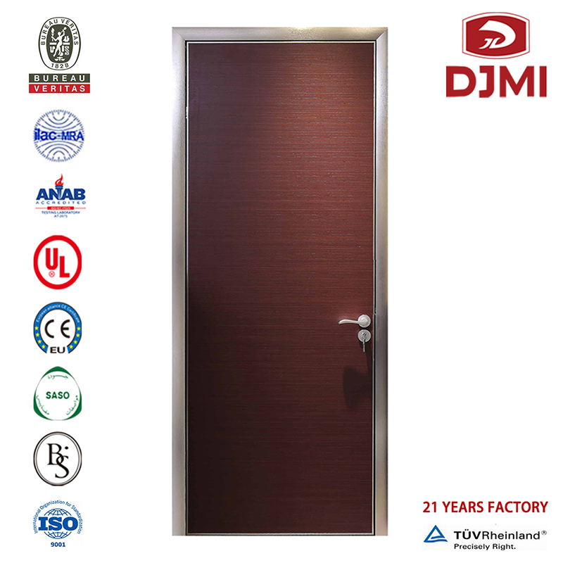 สำนักงานไม้ราคาถูกห้องเด็กสีเหลืองพื้นผิวสีขาวประตูเมลามีนที่กำหนดเองโมเดิร์นไม้เดี่ยว Mdf ประตูเมลามีนการออกแบบใหม่การตั...