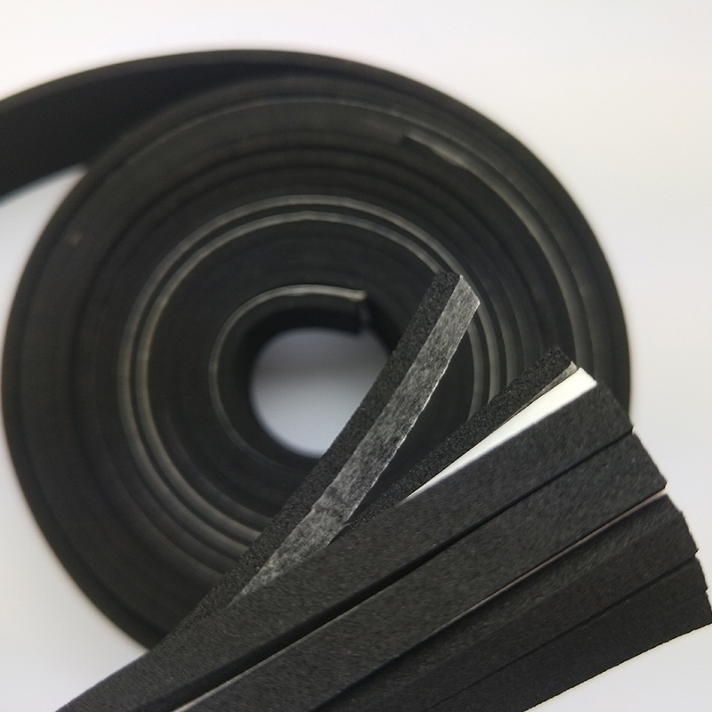 โรงงานจำหน่ายโฟม EPDM สีดำโฟมกาวทนไฟโฟมดูดซับแรงกระแทกและปิดผนึกสามารถไดคัทได้