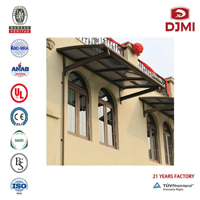 ขายบ้านใหม่ในโรงรถโพลีคาร์บอเนตโรงรถขายหลังคาอลูมิเนียมโพลีคาร์บอเนตที่อยู่อาศัยโรงเก็บของสำหรับประตูและระเบียง