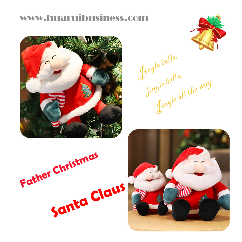 บัลลังก์ของซานต้าตุ๊กตาของเล่นตุ๊กตาของเล่นตุ๊กตาและตุ๊กตาของขวัญคริสต์มาสตกแต่งตุ๊กตาคริสต์มาส