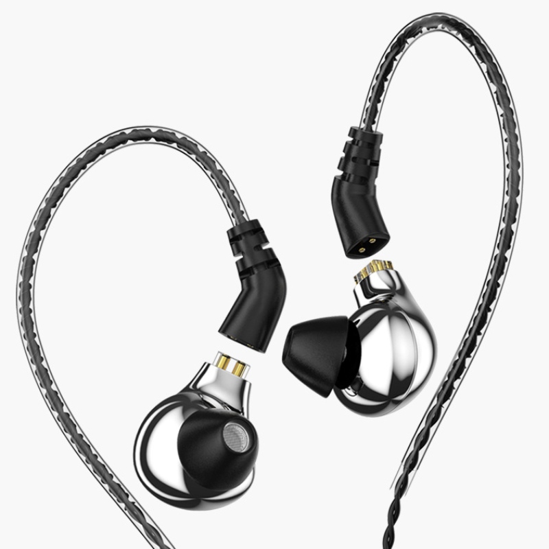 Audifonos In Ear Monitoring ชุดหูฟังไฮไฟแบบมีสายคุณภาพสูงสำหรับกันเหงื่อและกีฬา