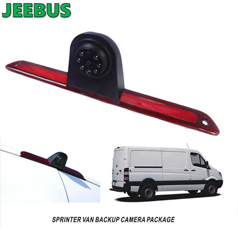 HD Night Vision กล้องไฟเบรคกันน้ำสำหรับ Benz Sprinter VW Crafter 2007-2019