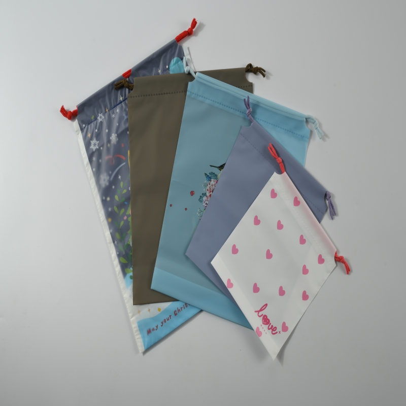 อีวาการ์ตูนพิมพ์แต่งหน้าเชือกกระเป๋าเครื่องสำอางกระเป๋าผู้หญิงเดินทางแต่งหน้ารองเท้ากระเป๋า