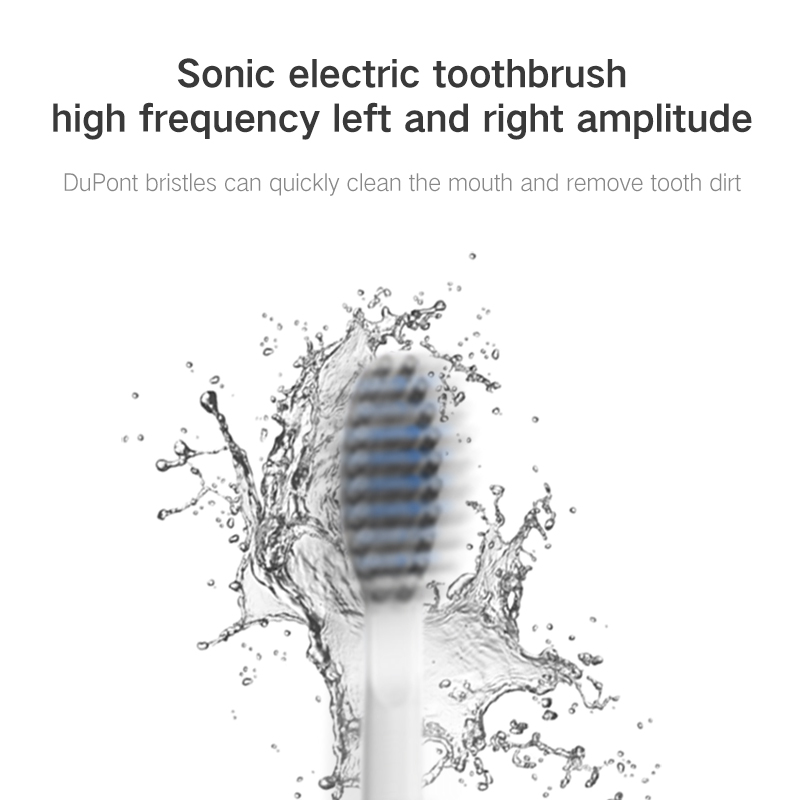 ร้อนผู้ใหญ่ในช่องปากนาโนโซนิคที่มีประสิทธิภาพแบบชาร์จสมาร์ทแปรงสีฟันไฟฟ้าทำความสะอาดทันตกรรม