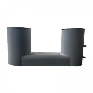 ข้ามขัดบรอนซ์ผูกเรือเดี่ยวและคู่ข้ามผูกสายเคเบิลเสาเข็ม