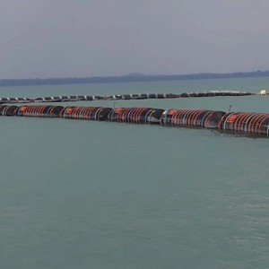 ขุดลอกท่อยืดหยุ่นสำหรับเรือ