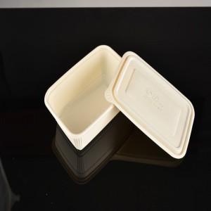 คุณภาพสูงปุ๋ยหมักย่อยสลายแป้งข้าวโพดกล่องอาหารกลางวัน