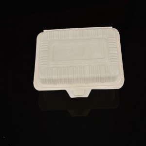 คุณภาพสูงปุ๋ยหมักย่อยสลายแป้งข้าวโพดกล่องอาหารกลางวัน