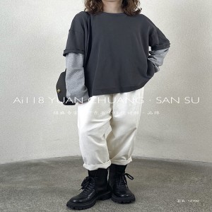 ผ้าฝ้ายและผ้าลินินผ้าฝ้ายสีทึบเสื้อกีฬา