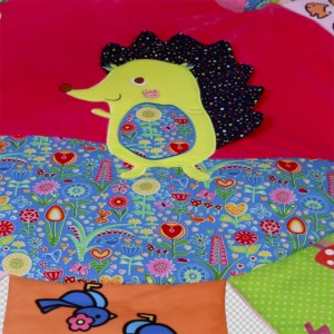 เสื่อเด็กรูปหลายเหลี่ยม - เม่น