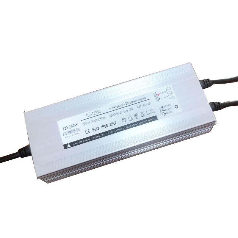 250w-12v-20.83a LED ตู้เก็บไวน์เปลี่ยนไฟสายอุปกรณ์ป้อน 100-245vac